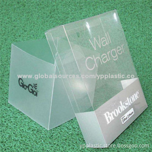 Customizable PVC box packaging for wall charger